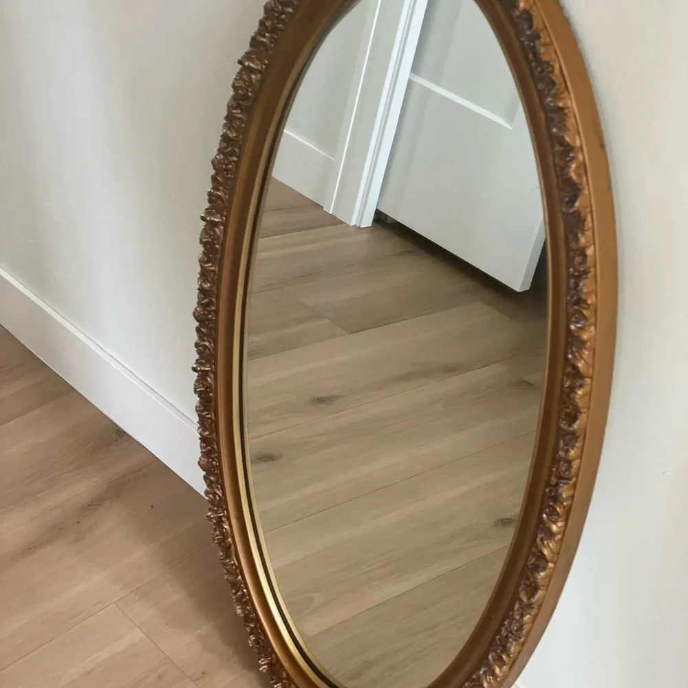 Ornate Gold Mirror Wall Decor